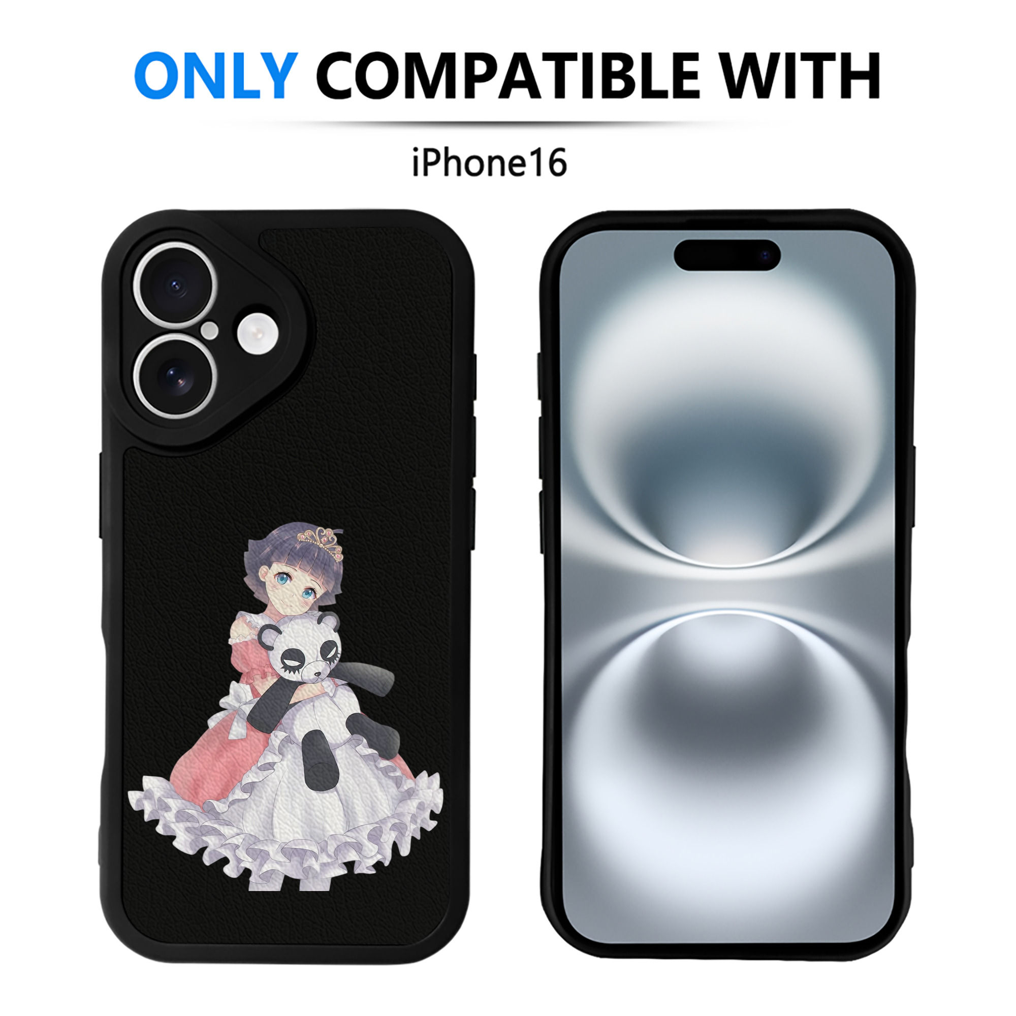 （画像用） NARUTO -ナルト- うずまき ヒマワリ Uzumaki Himawari 【iPhone 16シリーズ対応】シリコンスマホケース（レザー調） 材質：シリコン